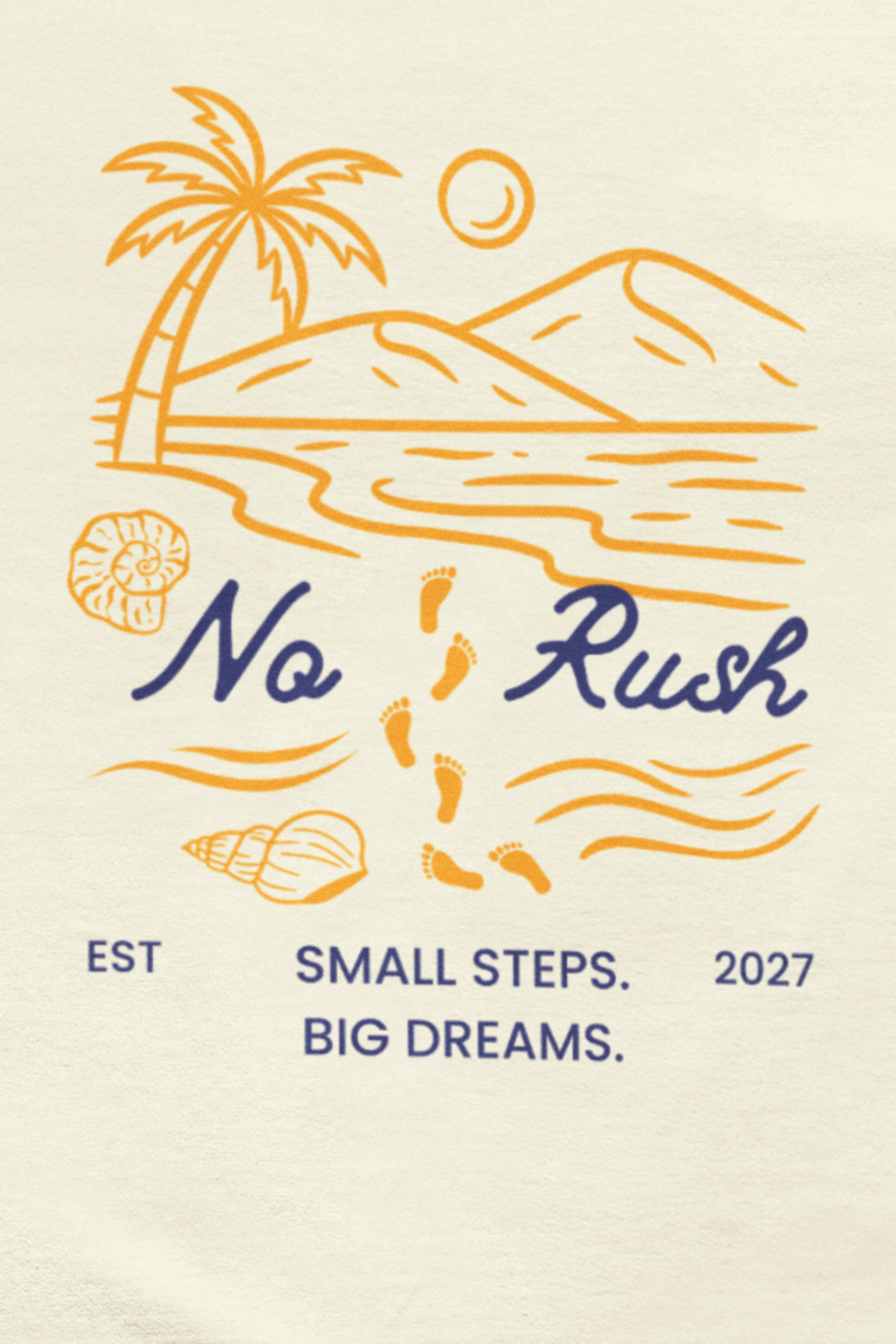 No Rush Oversized Tee - Off White