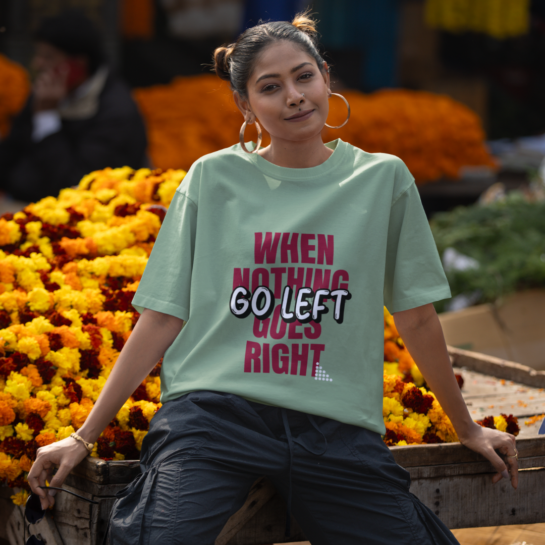 Go Left Oversized Tee