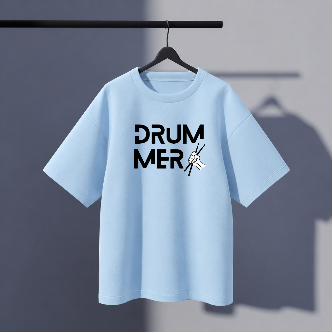 Instrument Drum Oversized Tee