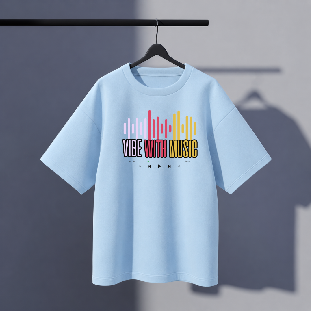 Music Vibe Oversized Tee