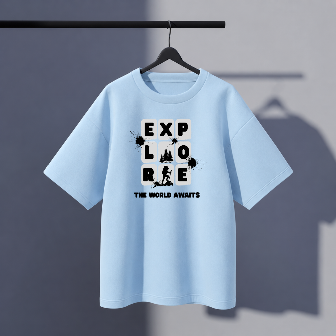 Unisex Explorer Oversized Tee
