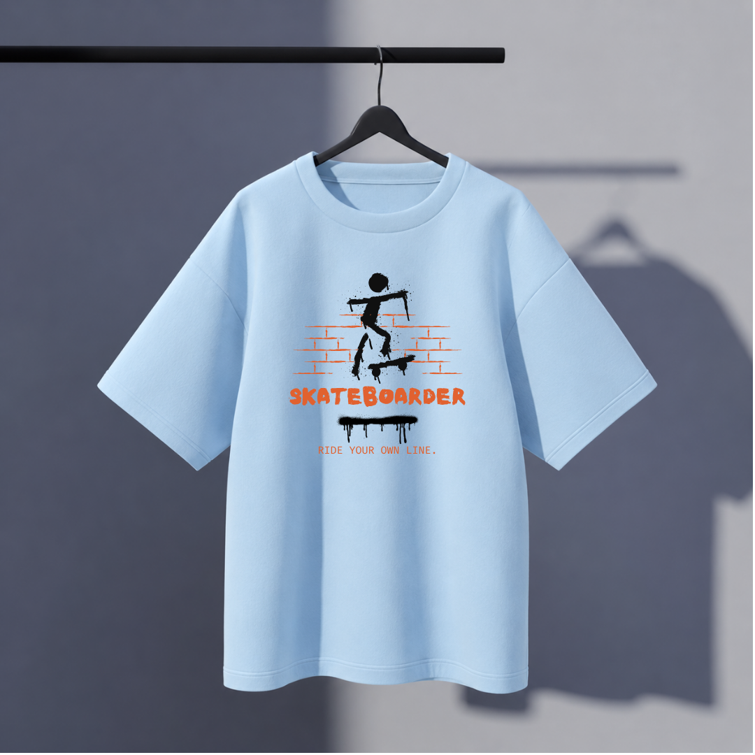Skateboarder Oversized Tee