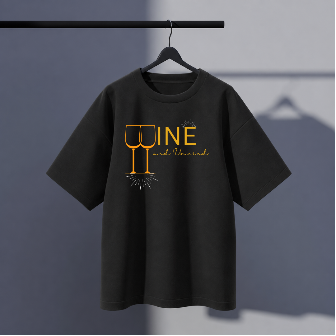 Wine Oversized Tee