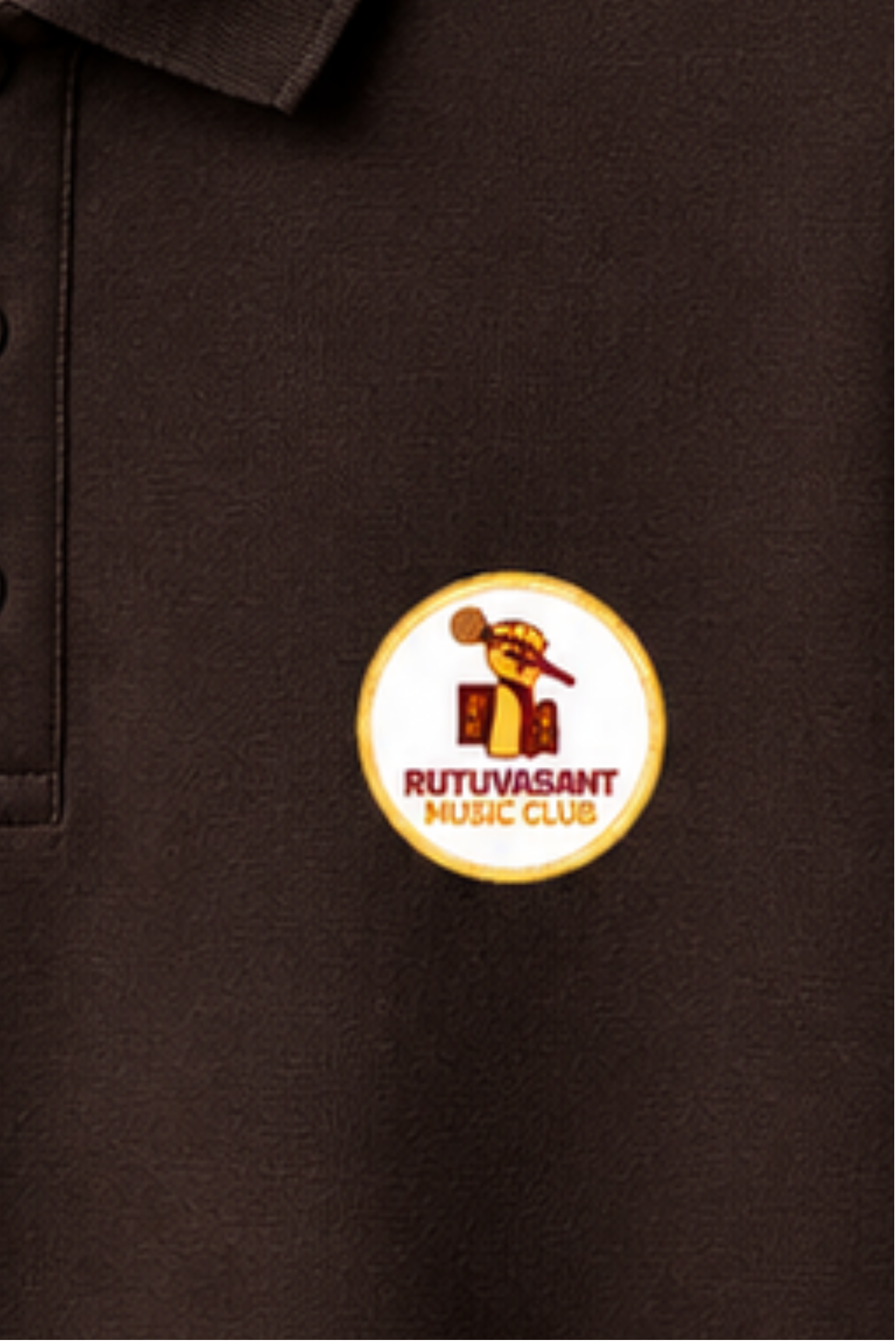Men's Polo - Rutuvasant - Coffee Brown