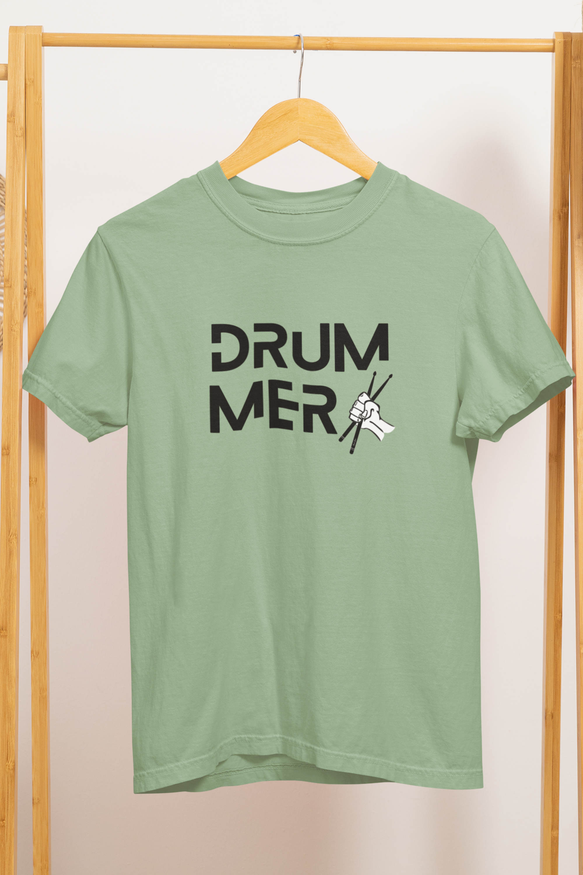 Instrument Drum Oversized Tee - Jade