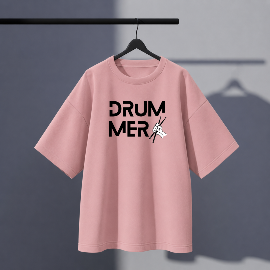 Instrument Drum Oversized Tee