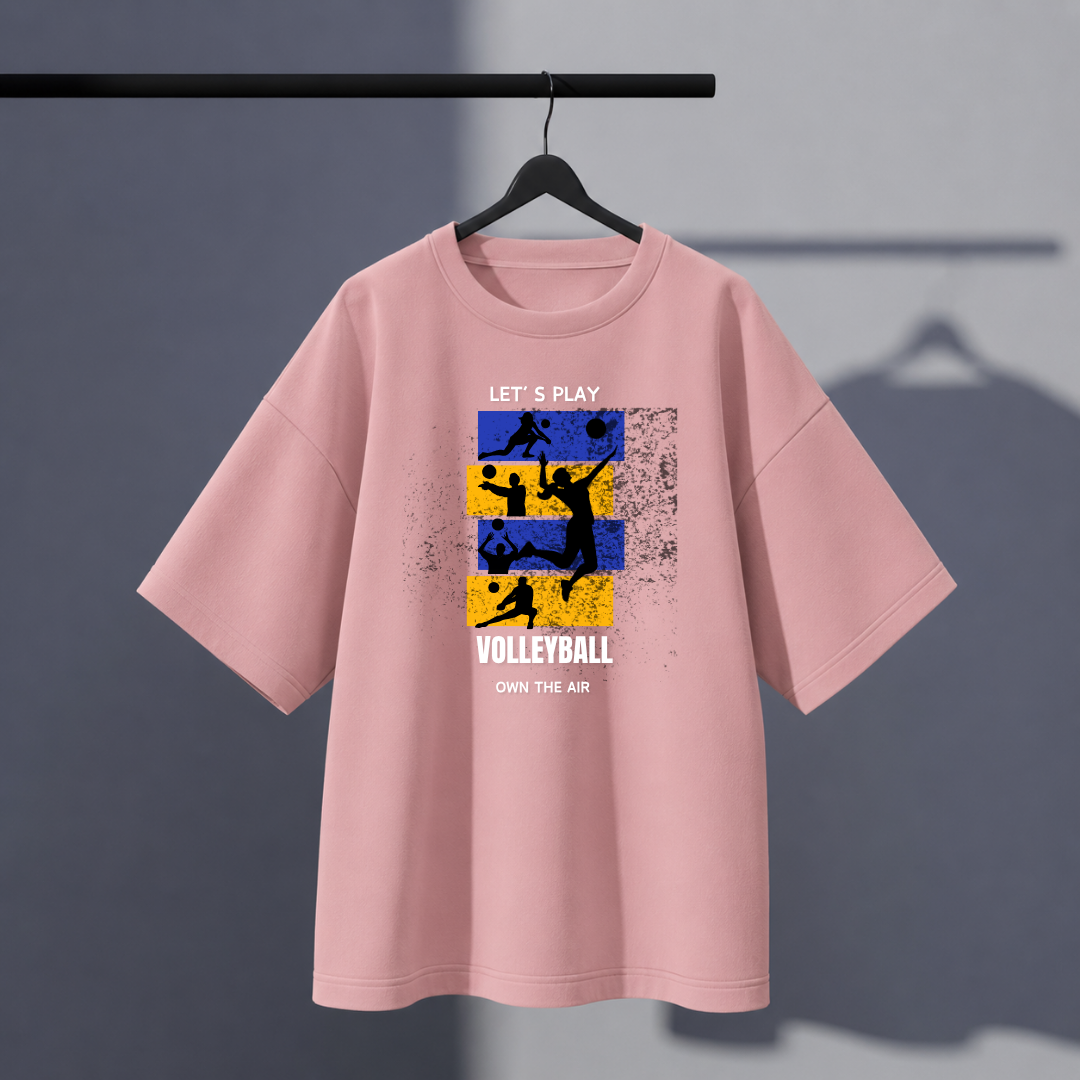 Volleyball Oversized Tee