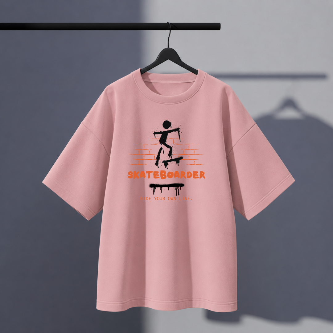 Skateboarder Oversized Tee