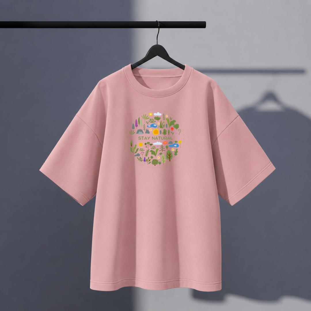 Natural Oversized Tee