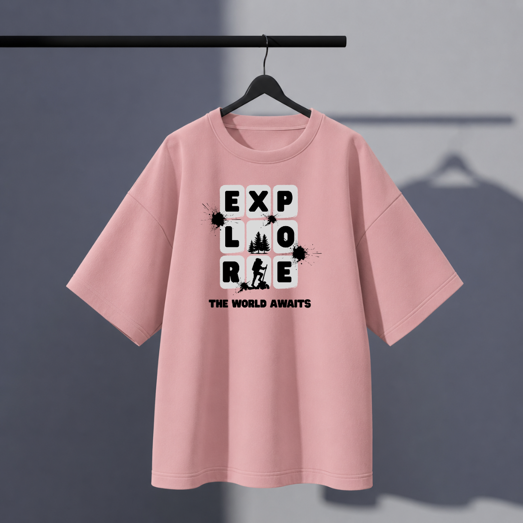 Unisex Explorer Oversized Tee