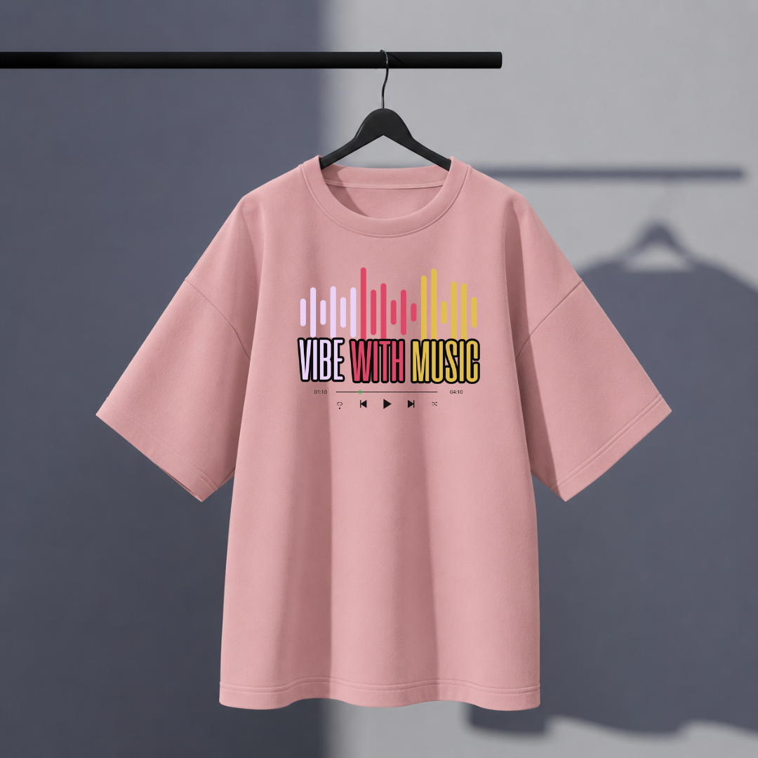 Music Vibe Oversized Tee