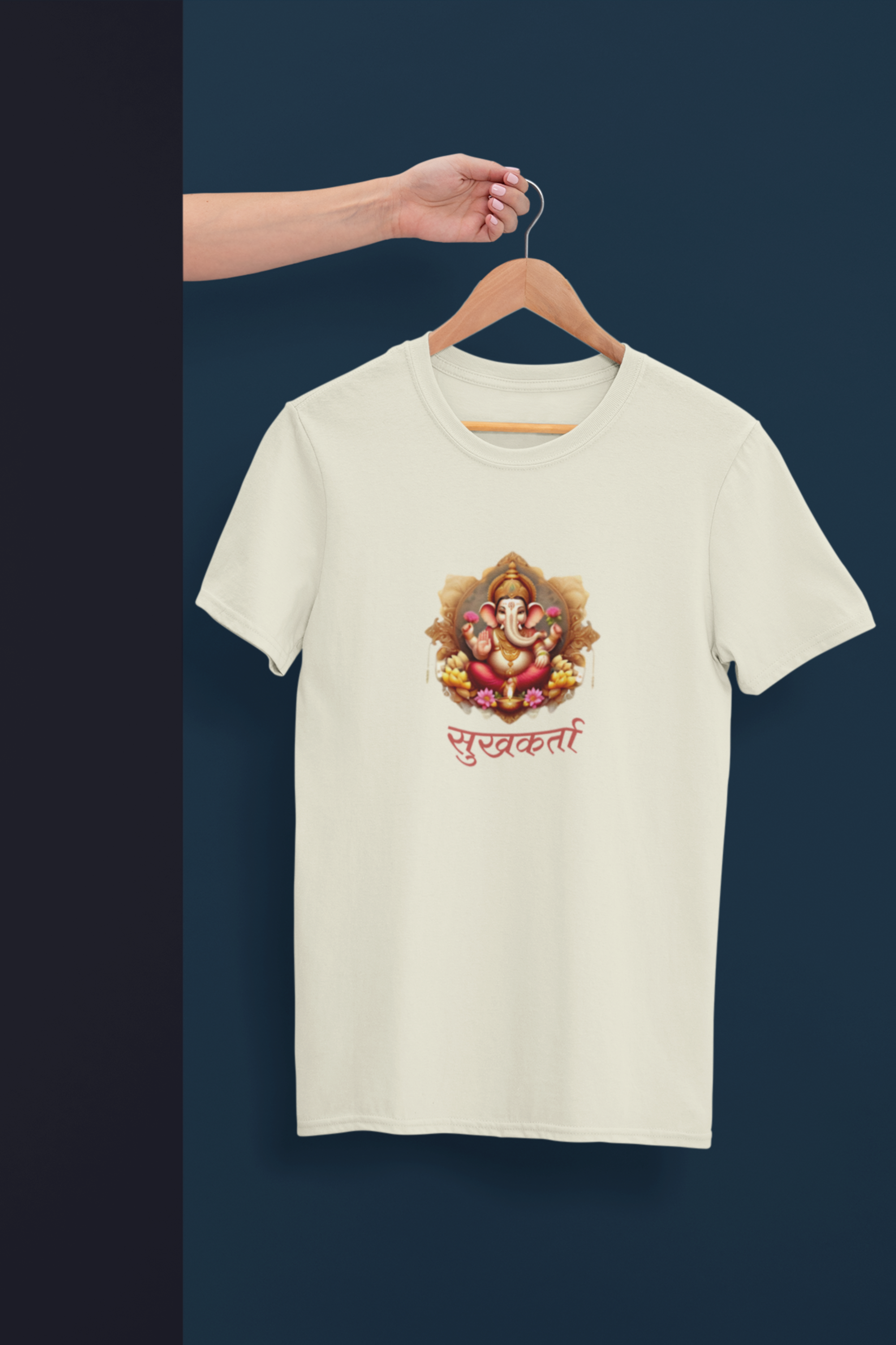 Sukhkarta T-Shirt - OffWhite
