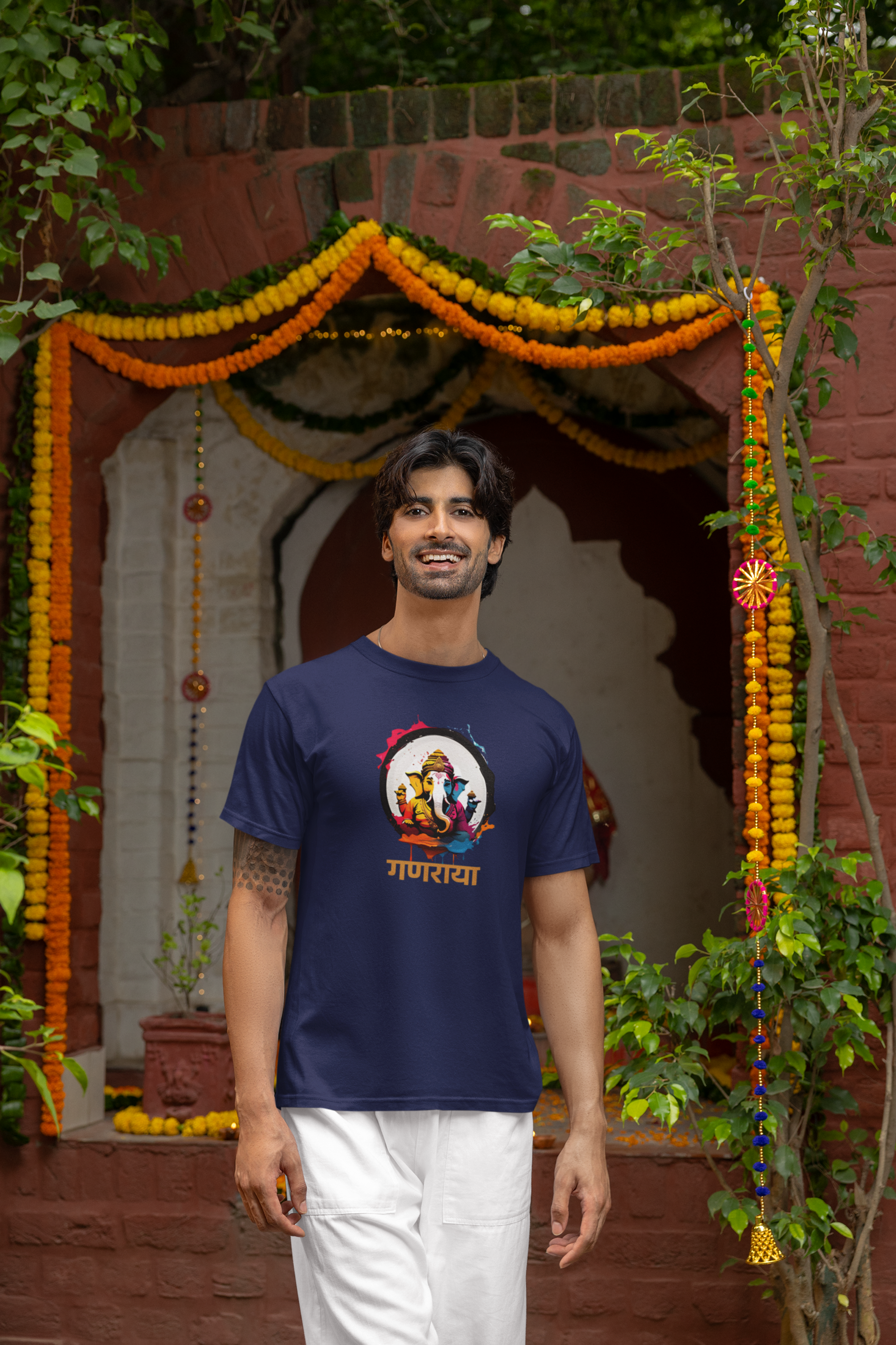 Ganaraya T-Shirt - Royal Blue