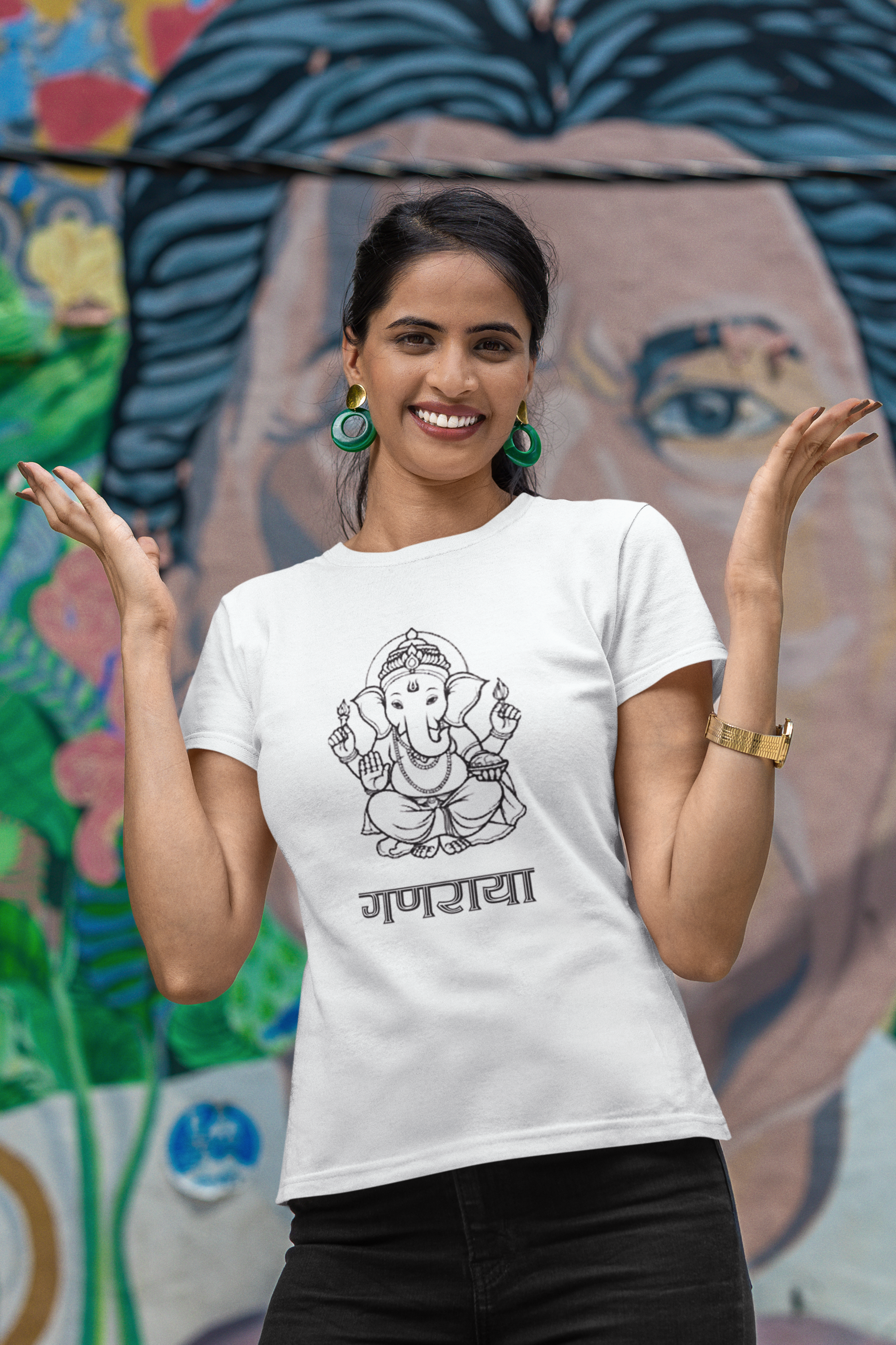 Ganaraya T-Shirt-White