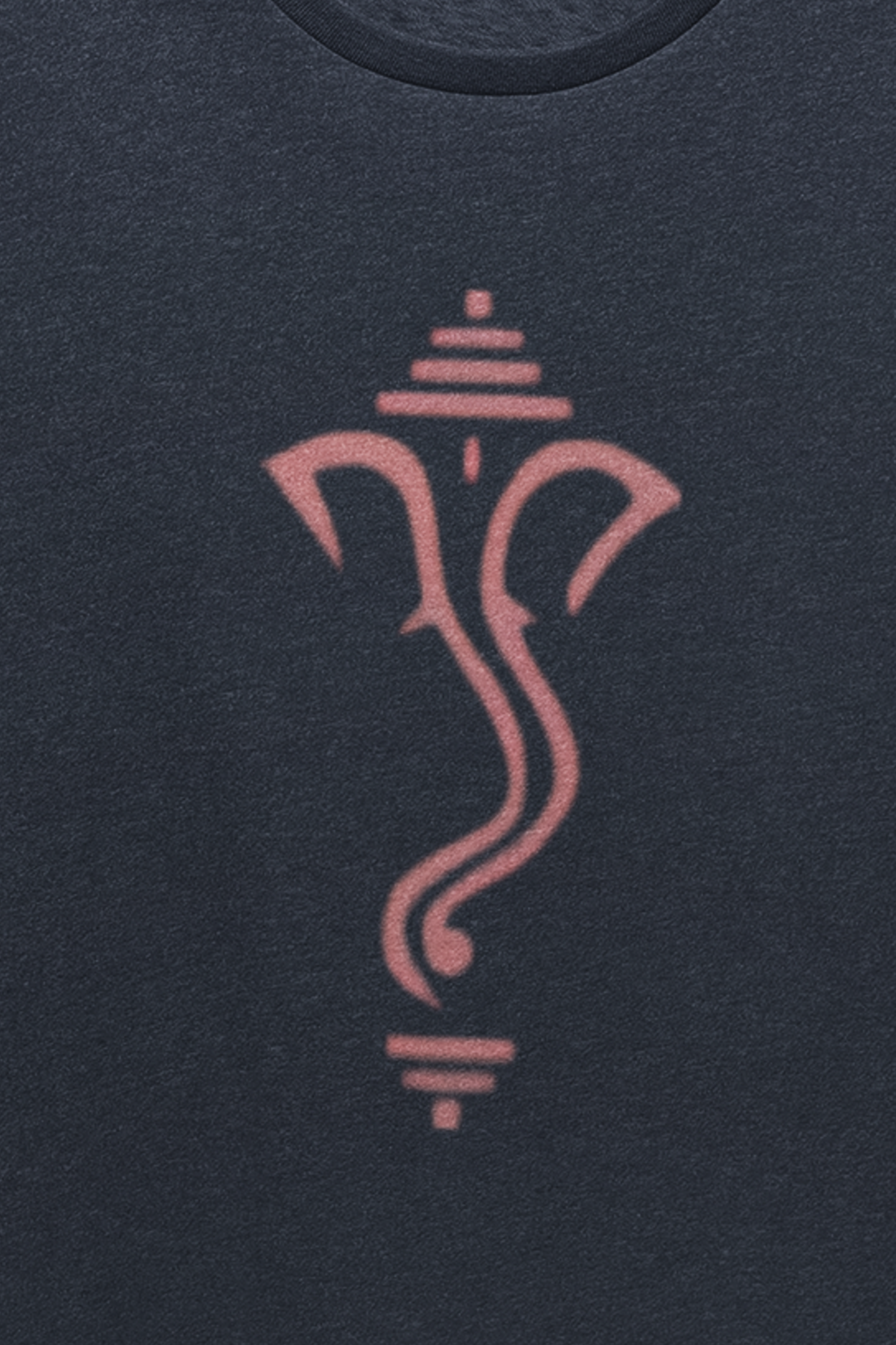 Ganesha Art T-shirt-NavyBlue
