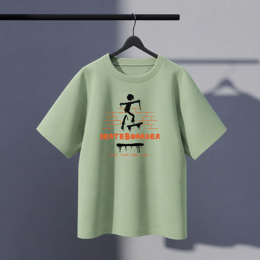 Skateboarder Oversized Tee