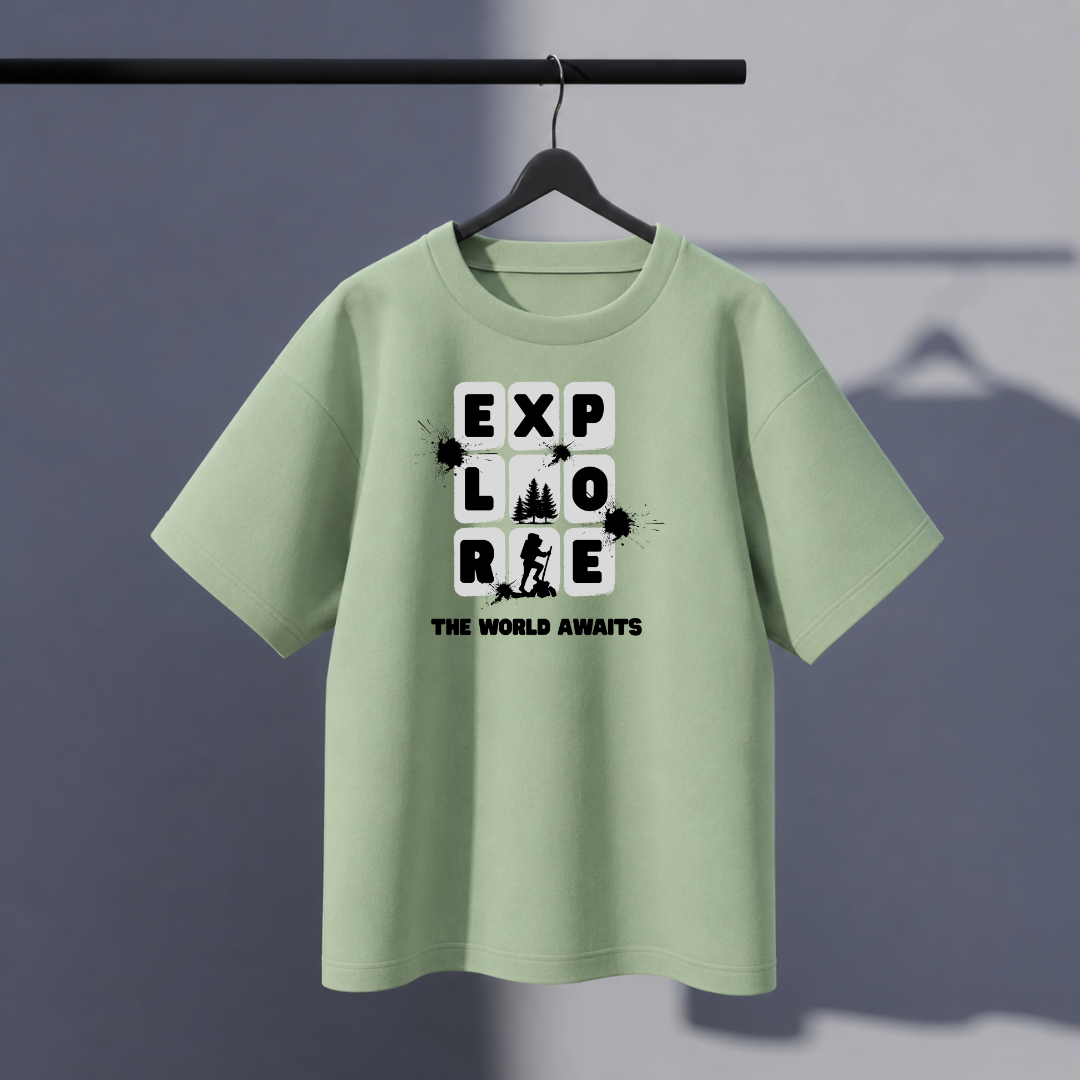 Unisex Explorer Oversized Tee