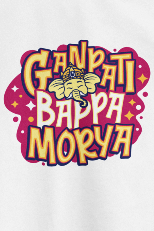 Bappa T-Shirt (Girls) - White