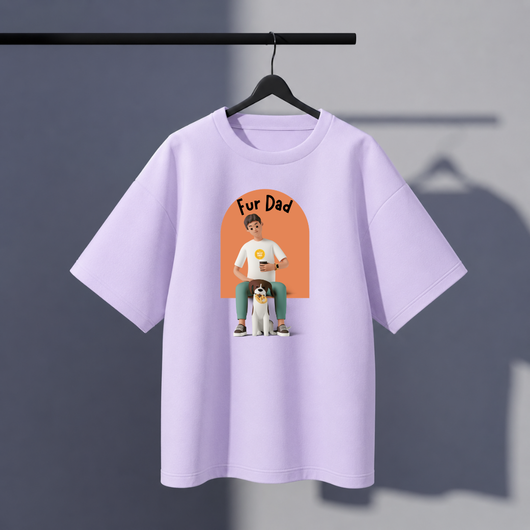 Dog Father Oversized Standard T-Shirt