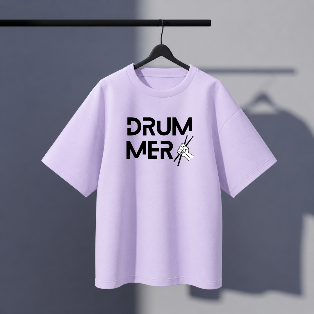 Instrument Drum Oversized Tee