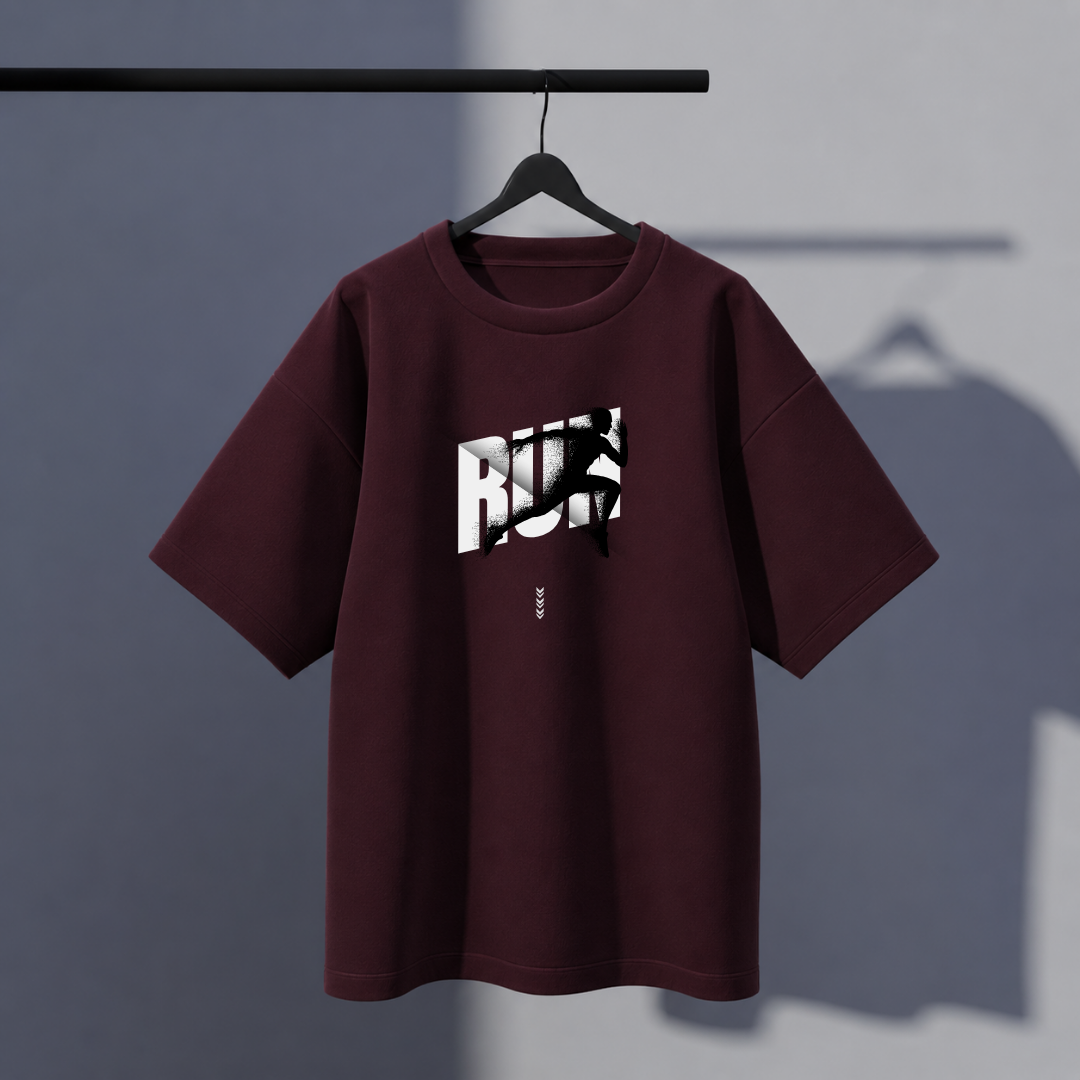 Unisex Run Oversized Tee