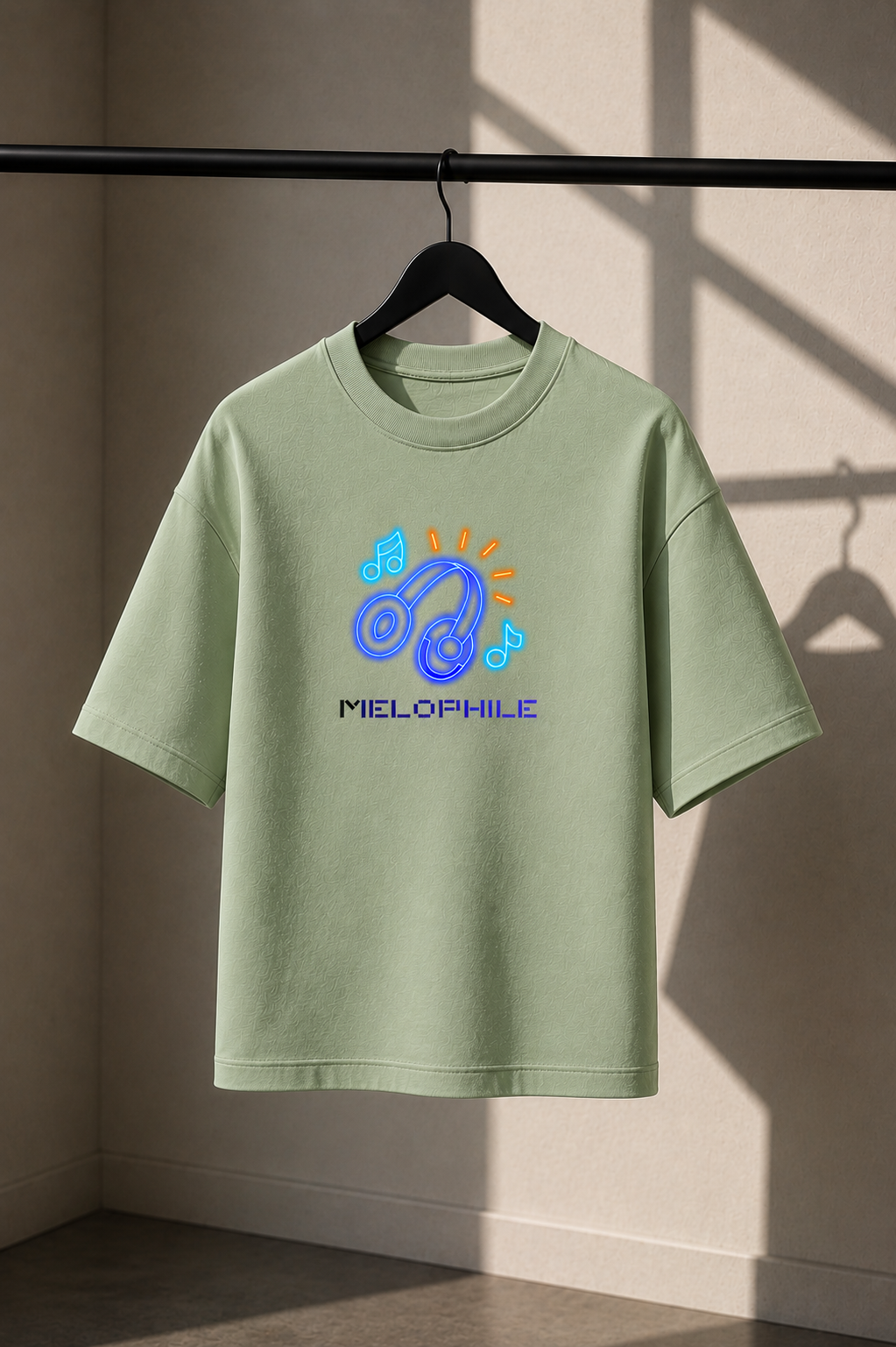 Melophile Oversized Tee- Jade