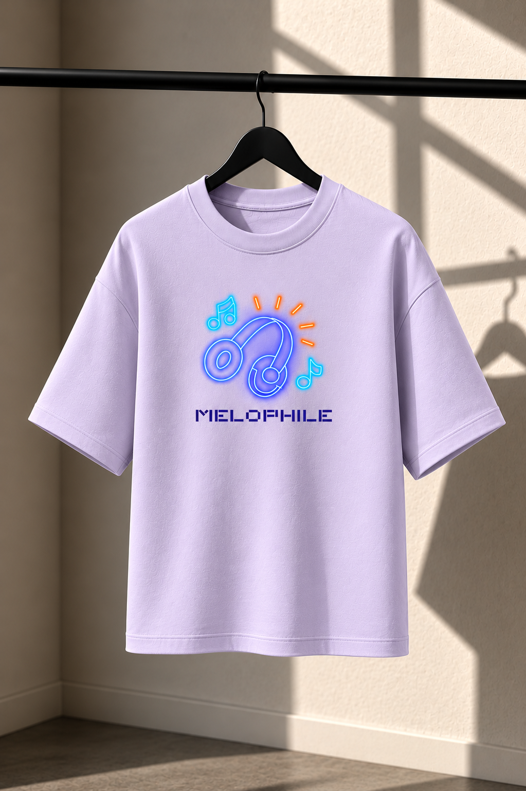 Melophile Oversized Tee - Lavender