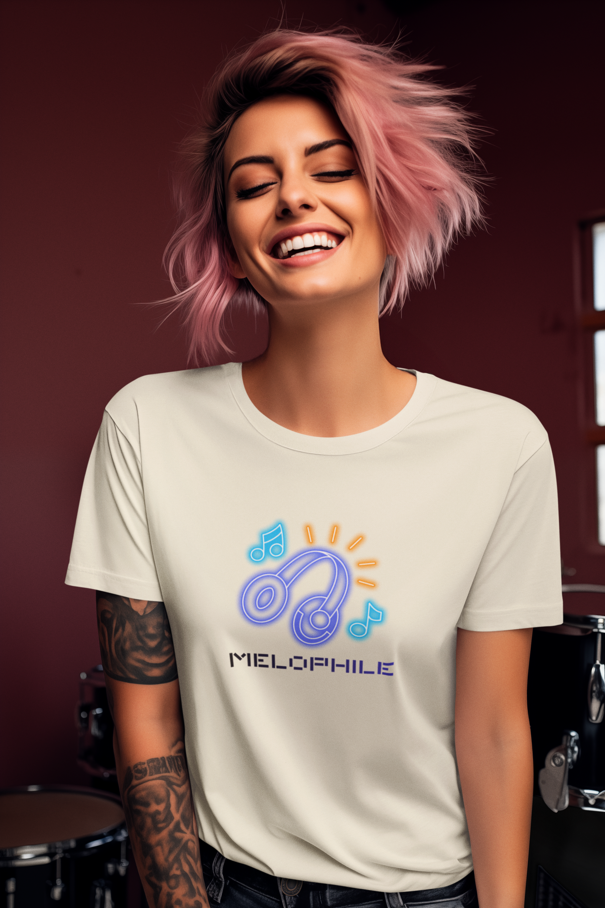 Melophile Oversized Tee - Off White