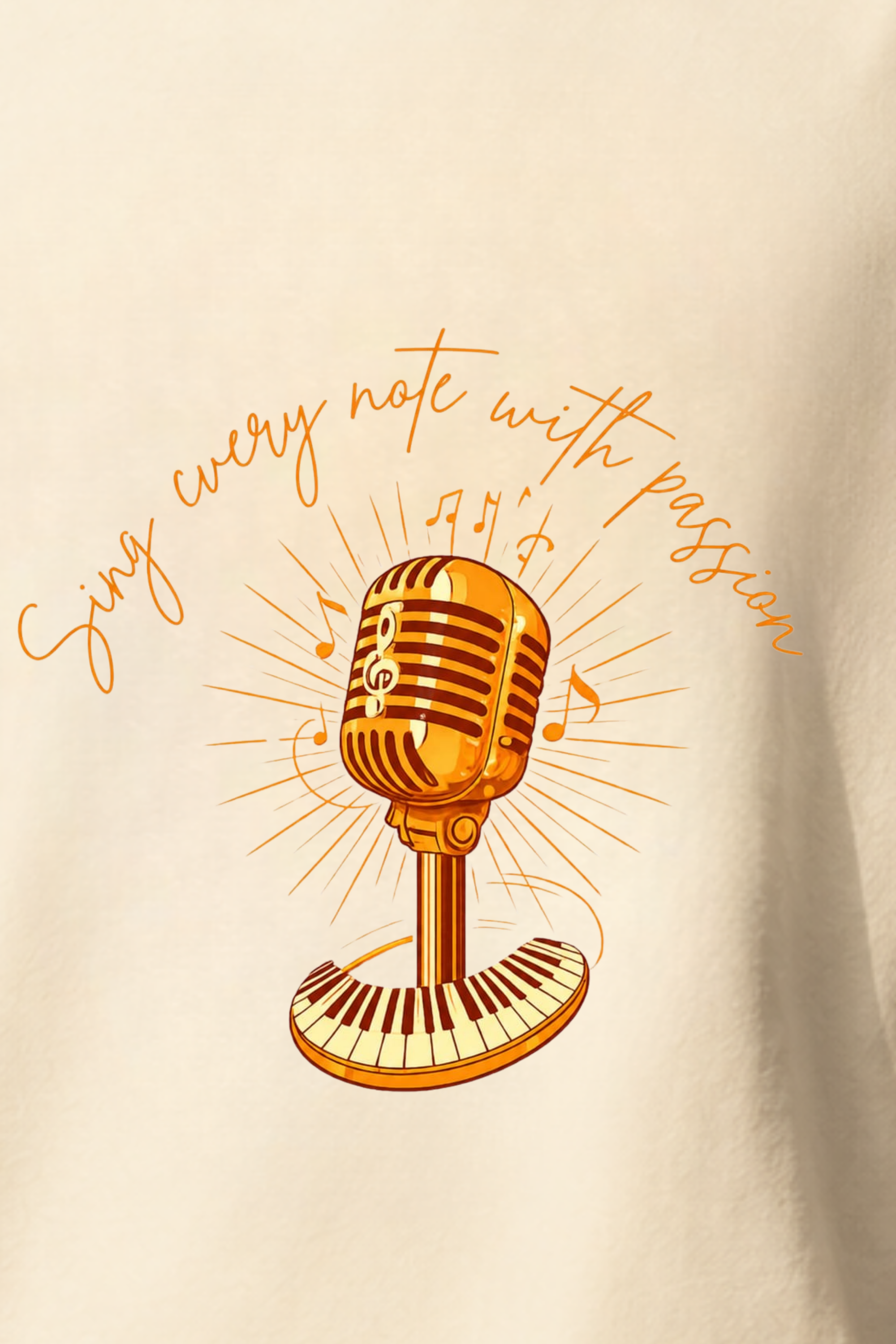 Mic Oversized Tee - Off white