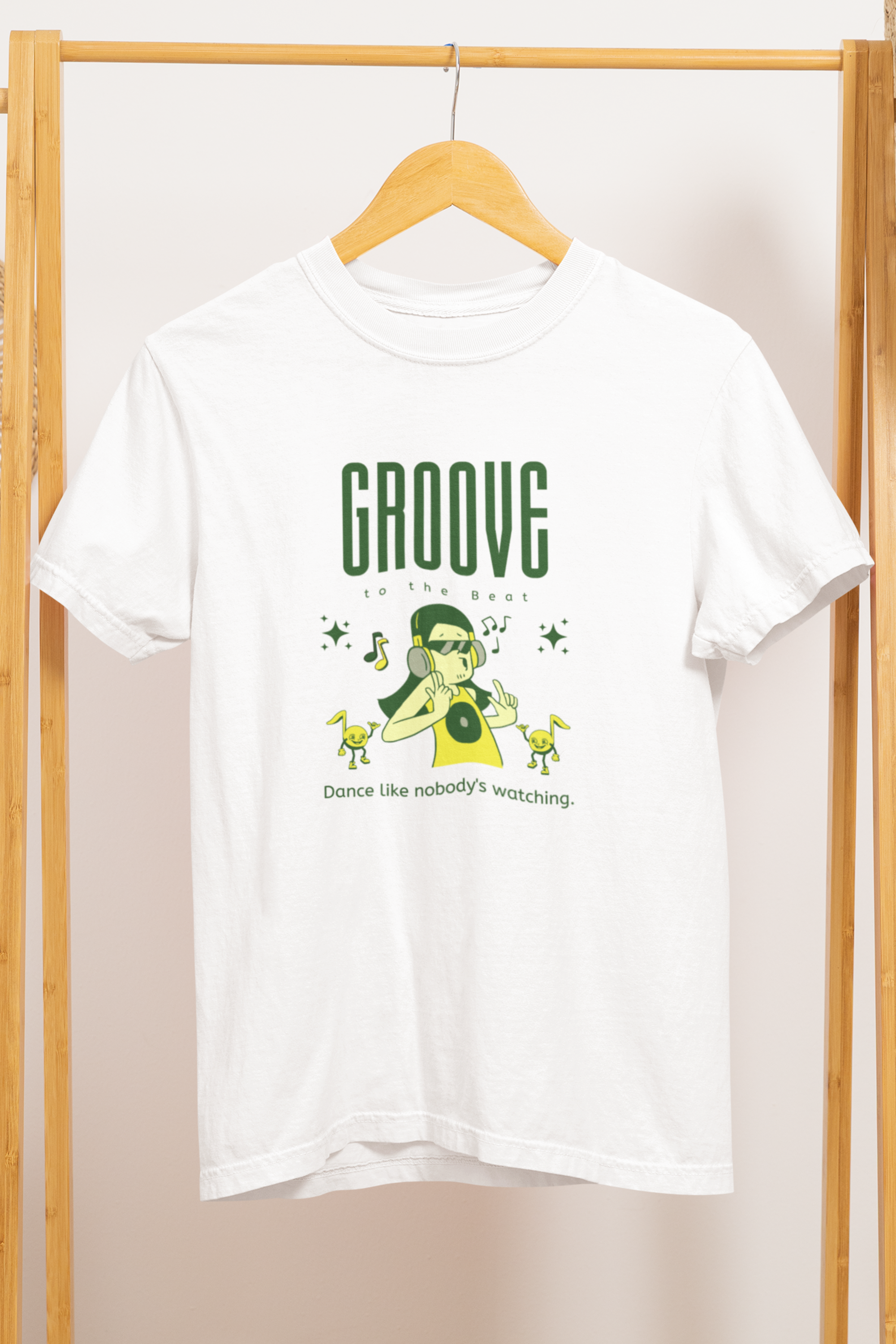 Groove Oversized Tee - White