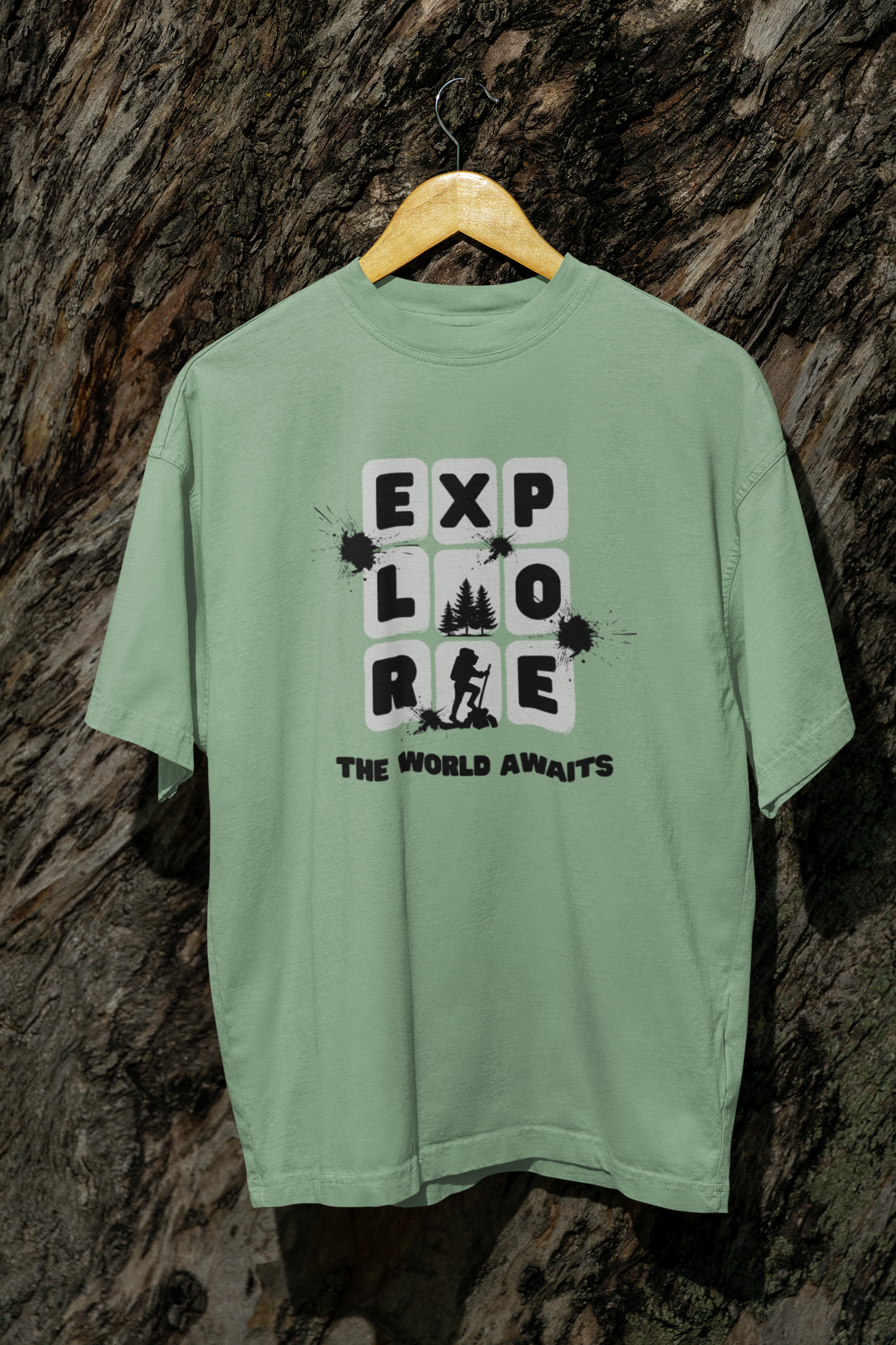 Explorer Oversized Tee - Jade