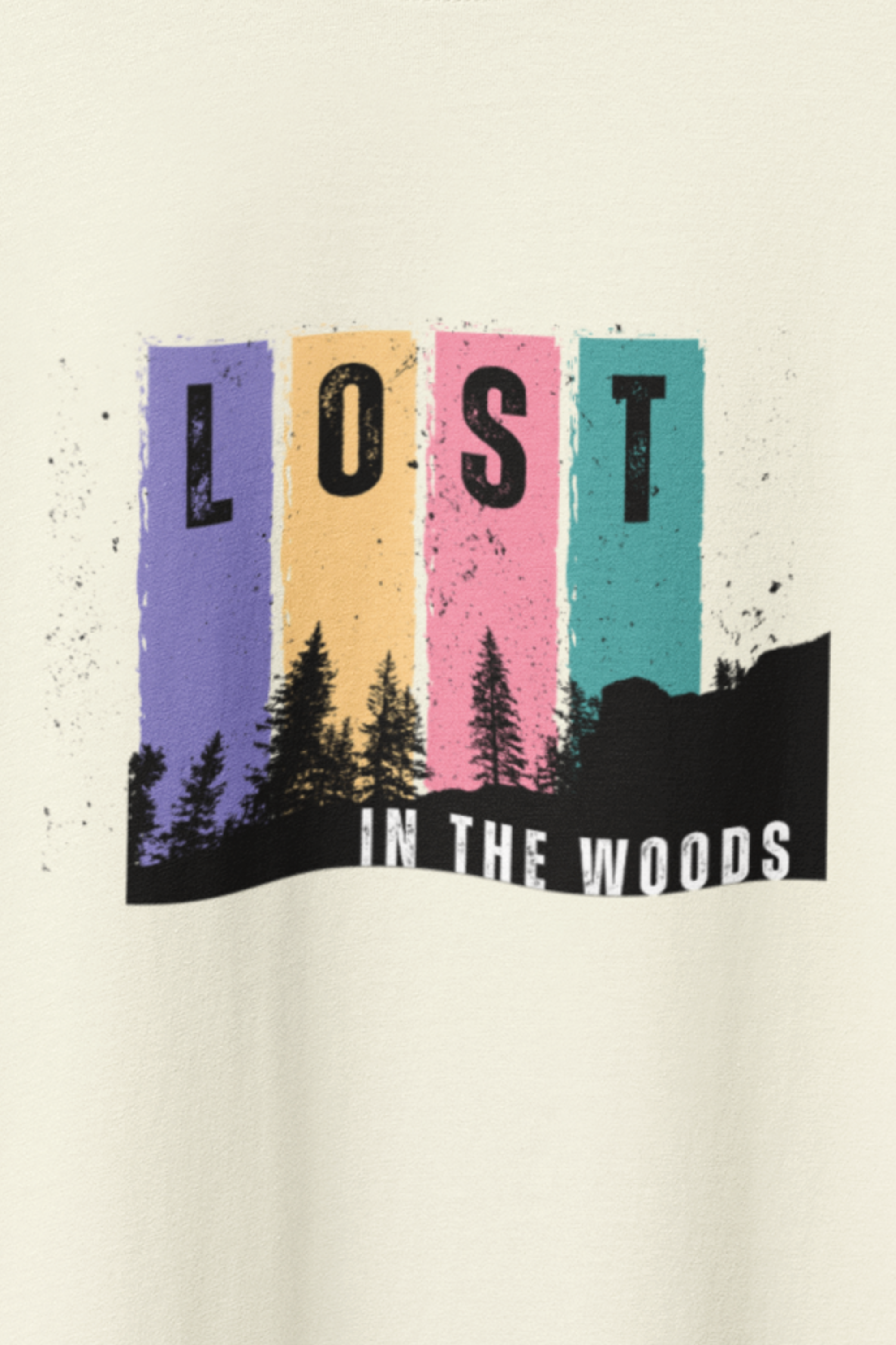 Lost In Nature Oversized Tee - Off White