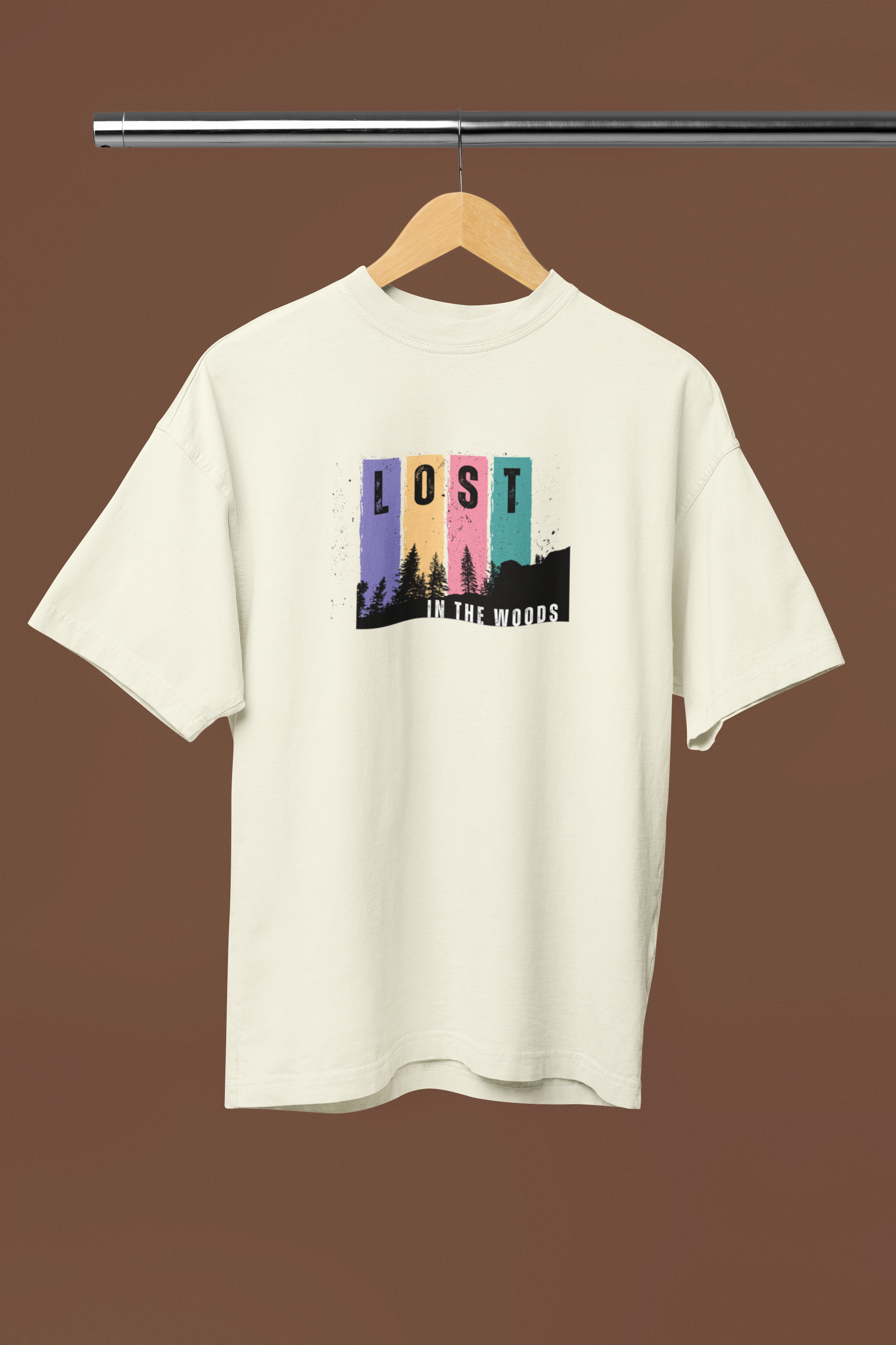 Lost In Nature Oversized Tee - Off White