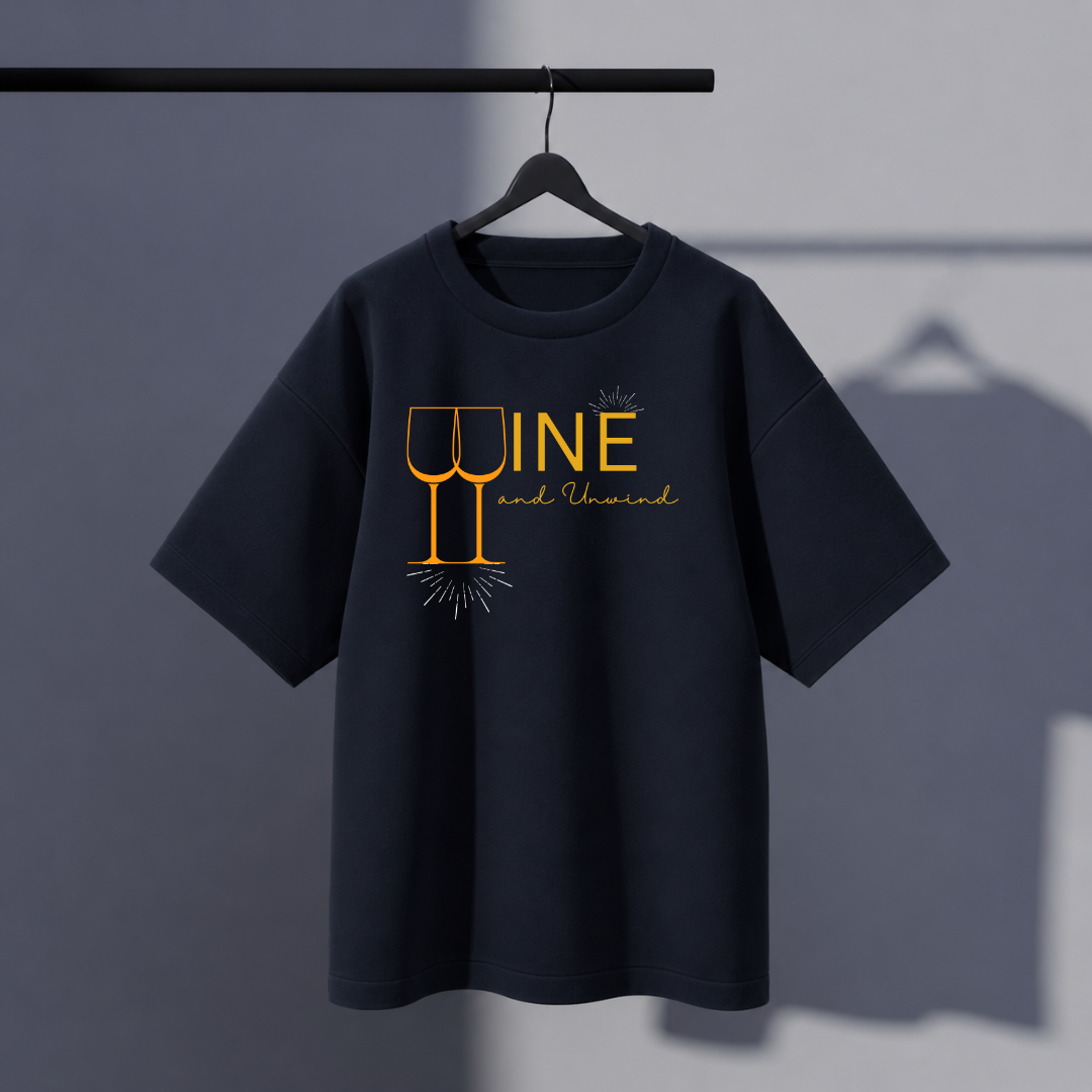 Wine Oversized Tee