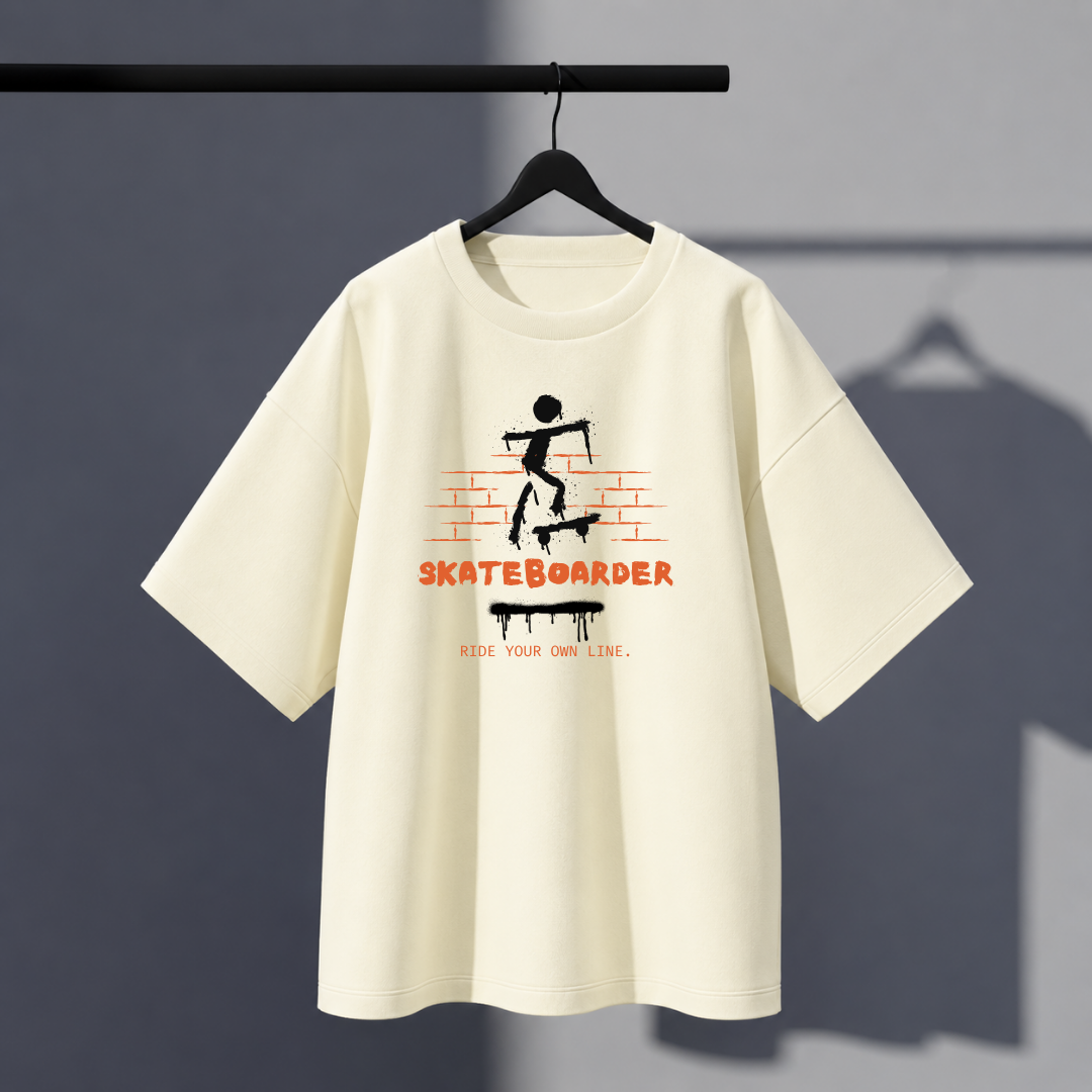 Skateboarder Oversized Tee