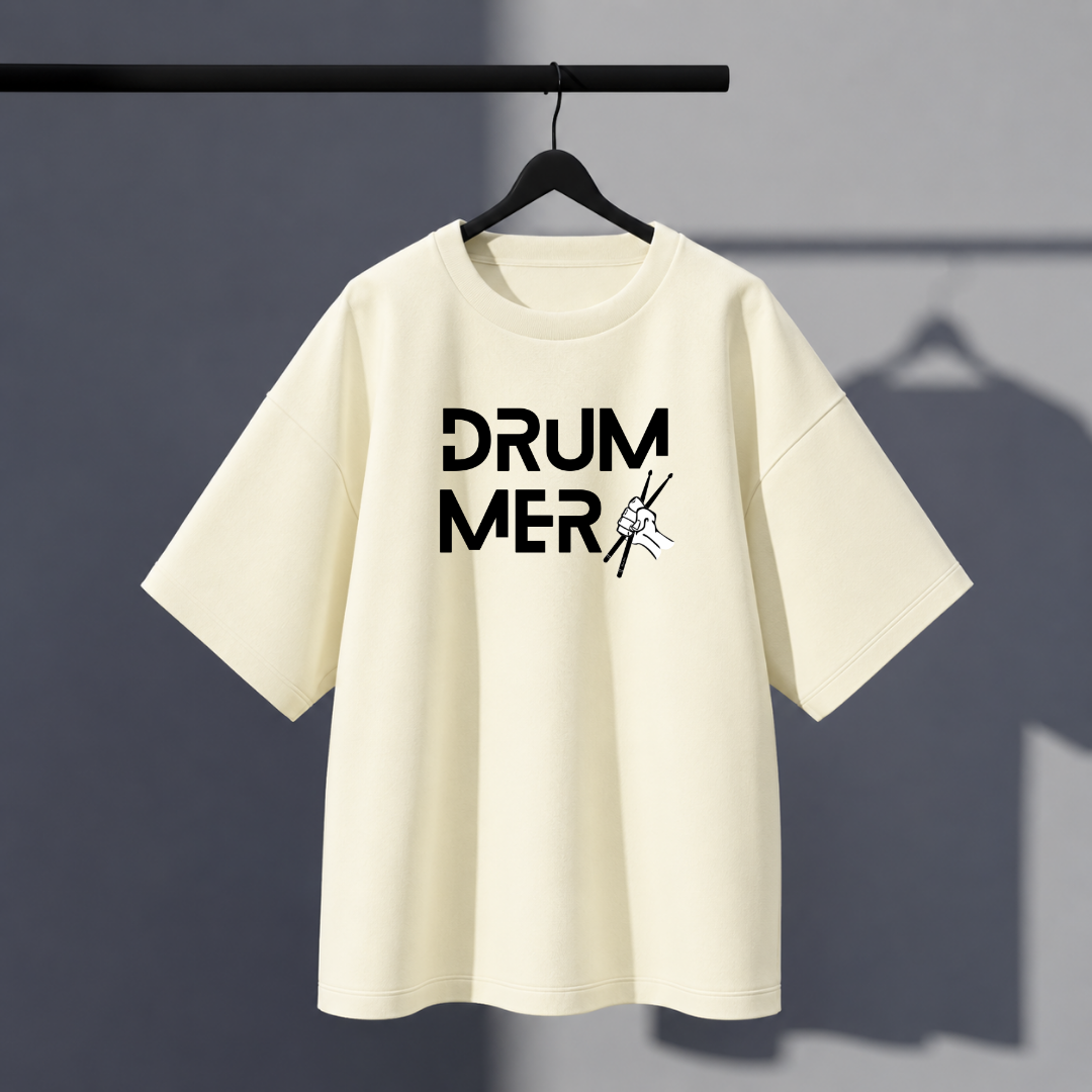 Instrument Drum Oversized Tee