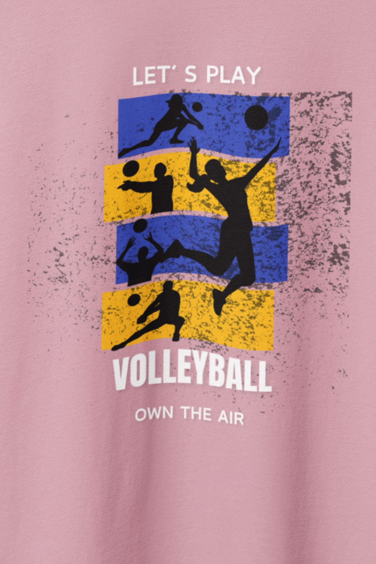 Volleyball Oversized Tee - Flamingo