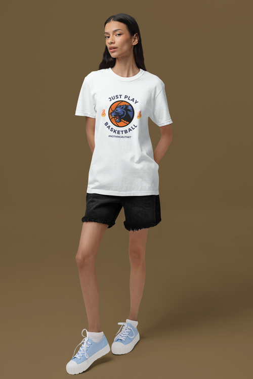 Basketball Oversized Tee - White