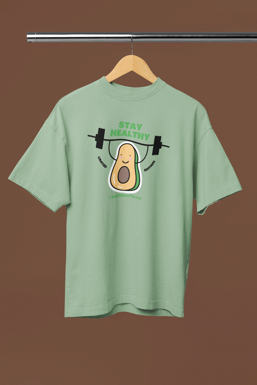 Avocado Oversized Tee - Jade