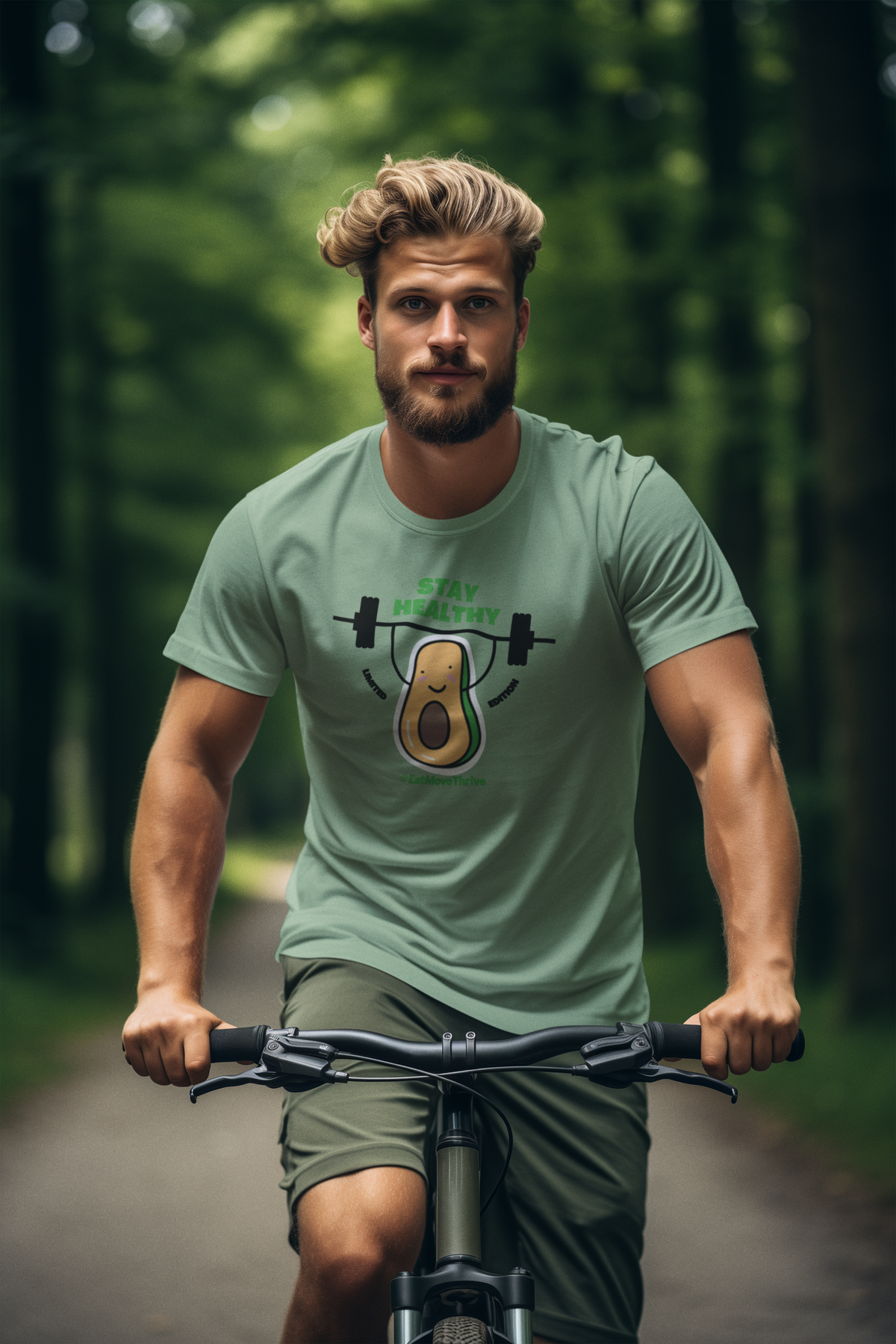 Avocado Oversized Tee - Jade