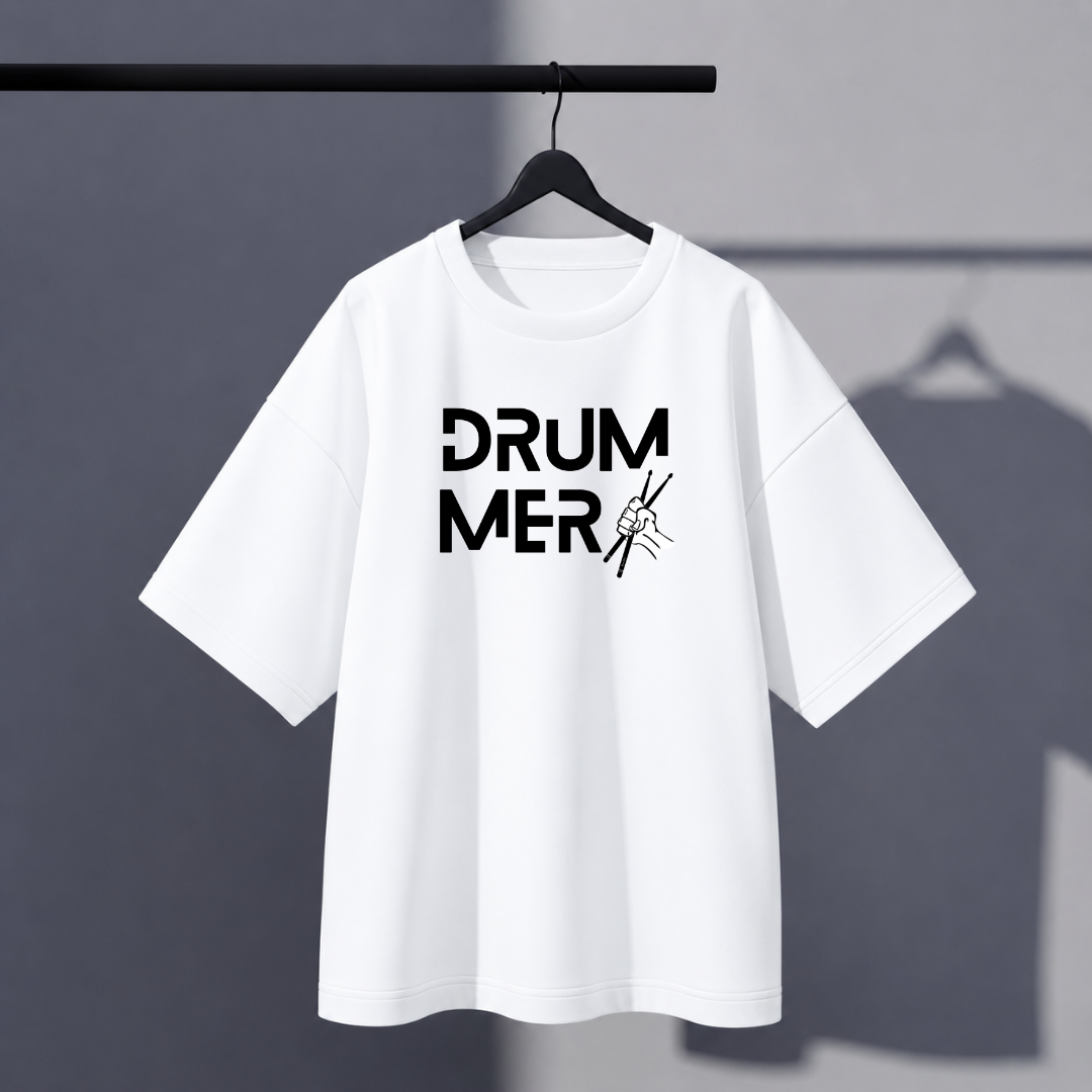Instrument Drum Oversized Tee