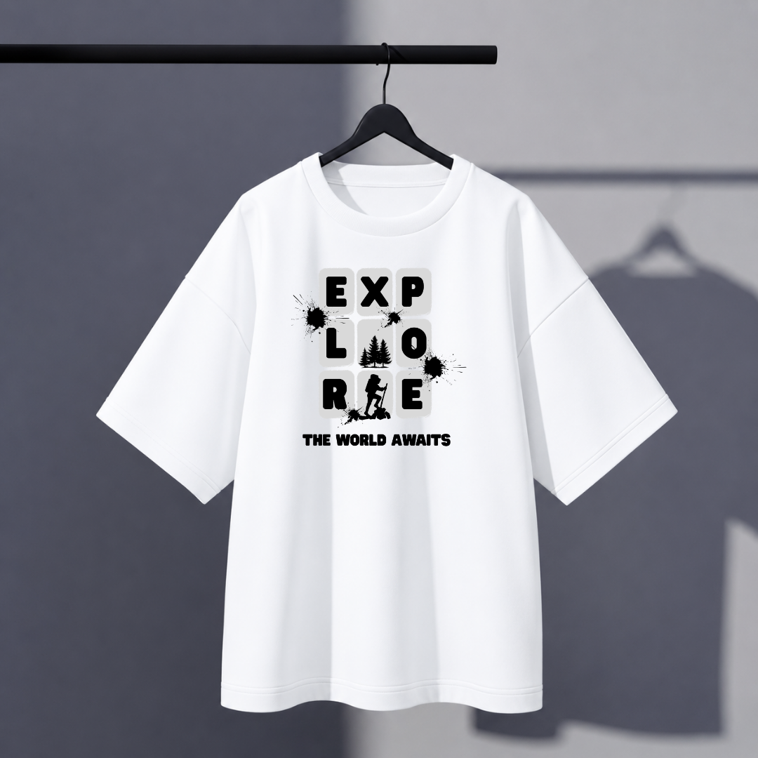 Unisex Explorer Oversized Tee
