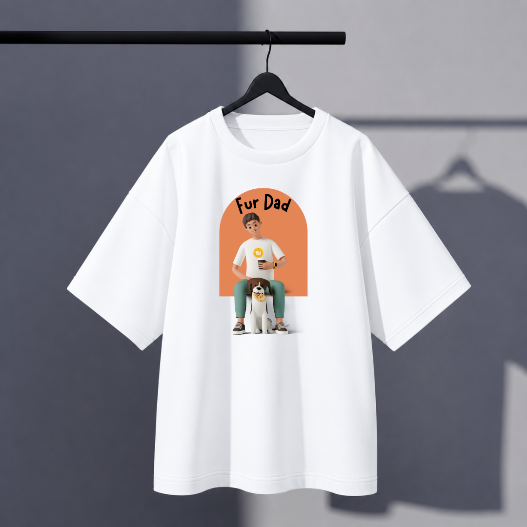 Dog Father Oversized Standard T-Shirt