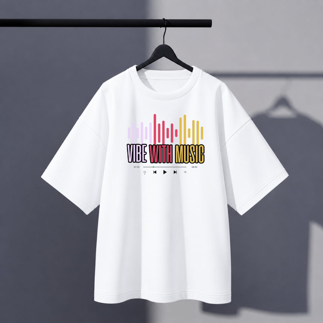 Music Vibe Oversized Tee