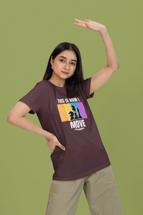 Chess Oversized Tee - Maroon